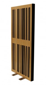 2A Alpha Panel with freestand supports