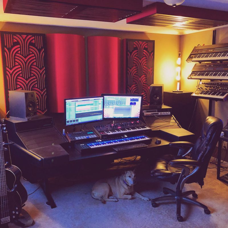 GIK Acoustics Tyler Carson Home Studio with Impression Series and PolyFusors